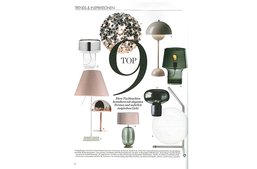 Mizu & Orten'zia featured in Elle Decoration